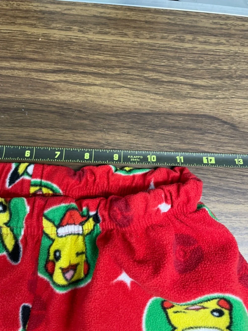 Pikachu Red Kids Pajama Pants size 11-12